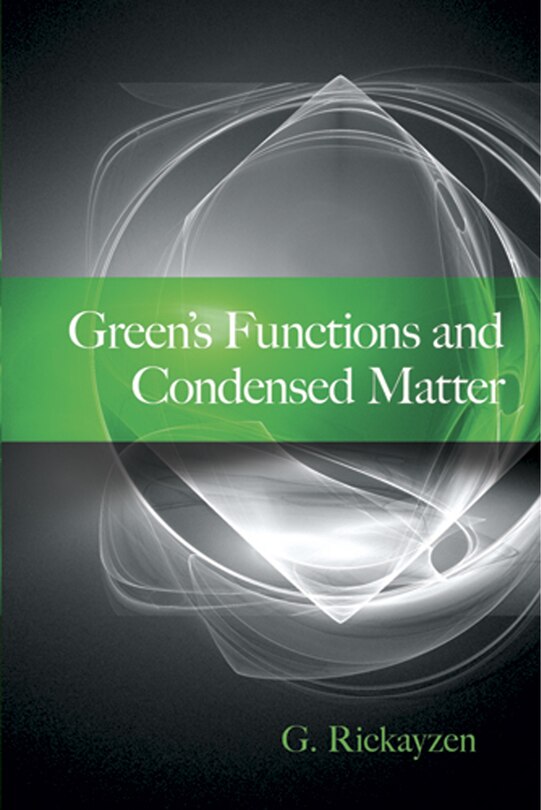 Couverture_Green's Functions and Condensed Matter