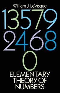 Couverture_Elementary Theory Of Numbers