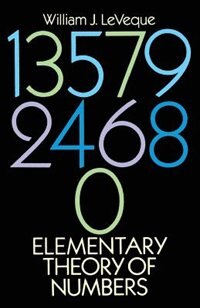 Couverture_Elementary Theory Of Numbers