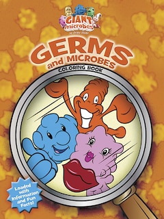 Front cover_Giantmicrobes--Germs and Microbes Coloring Book