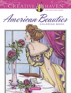 Couverture_Creative Haven American Beauties Coloring Book