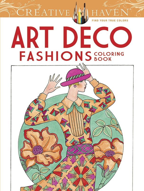 Front cover_Creative Haven Art Deco Fashions Coloring Book