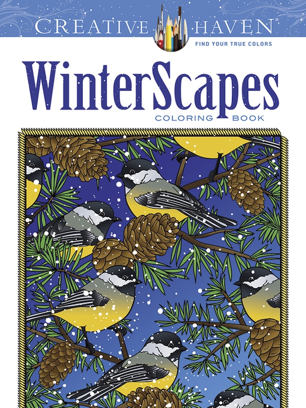 Front cover_Creative Haven Winterscapes Coloring Book