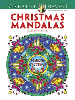 Front cover_Creative Haven Christmas Mandalas Coloring Book