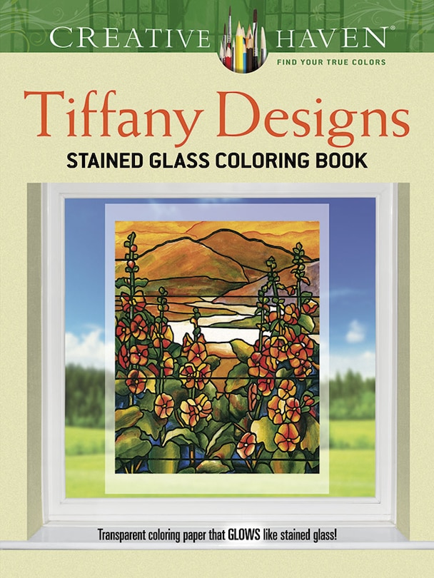 Front cover_Creative Haven Tiffany Designs Stained Glass Coloring Book