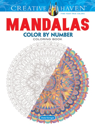 Creative Haven Mandalas Color by Number Coloring Book