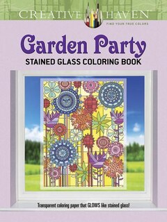 Front cover_Creative Haven Garden Party Stained Glass Coloring Book