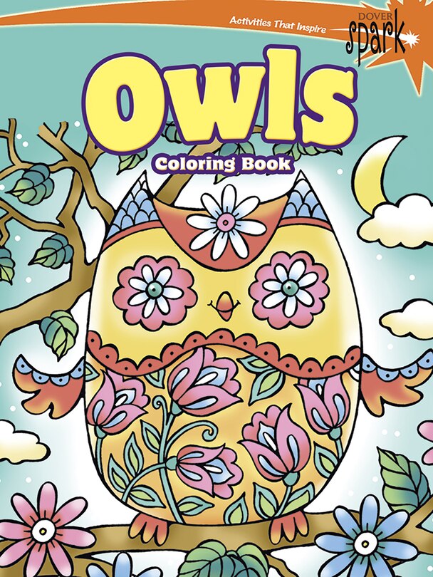 Front cover_Spark Owls Coloring Book