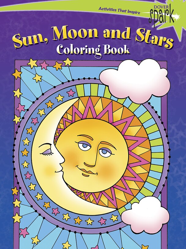 Front cover_Spark Sun, Moon and Stars Coloring Book