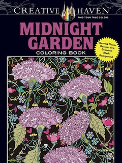 Front cover_Creative Haven Midnight Garden Coloring Book