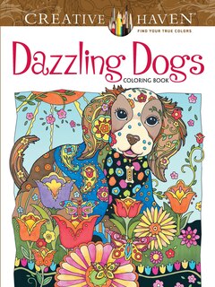 Couverture_Creative Haven Dazzling Dogs Coloring Book