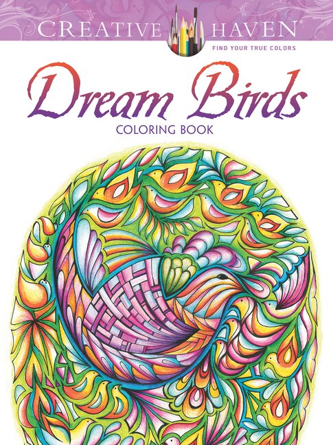 Front cover_Creative Haven Dream Birds Coloring Book
