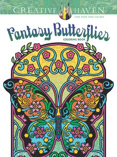 Couverture_Creative Haven Fantasy Butterflies Coloring Book