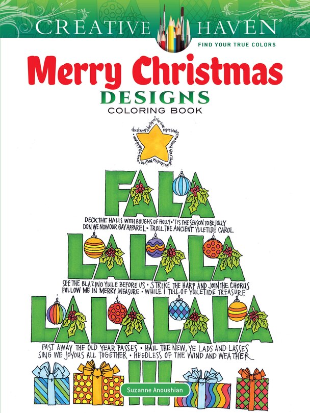 Couverture_Creative Haven Merry Christmas Designs Coloring Book