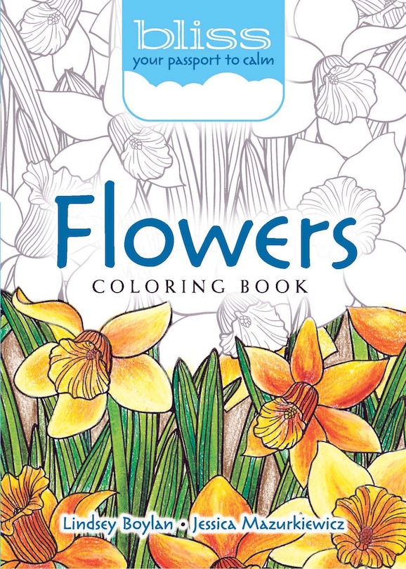 Couverture_Bliss Flowers Coloring Book