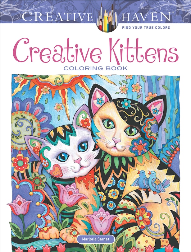 Front cover_Creative Haven Creative Kittens Coloring Book