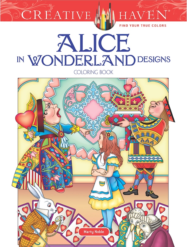 Couverture_Creative Haven Alice in Wonderland Designs Coloring Book