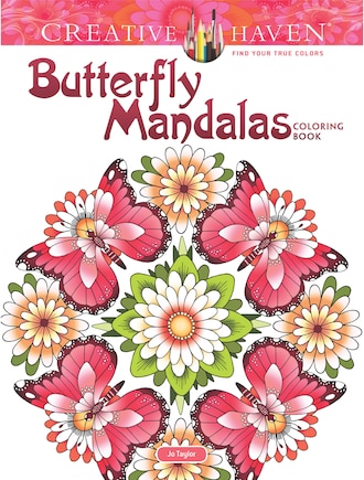 Creative Haven Butterfly Mandalas Coloring Book