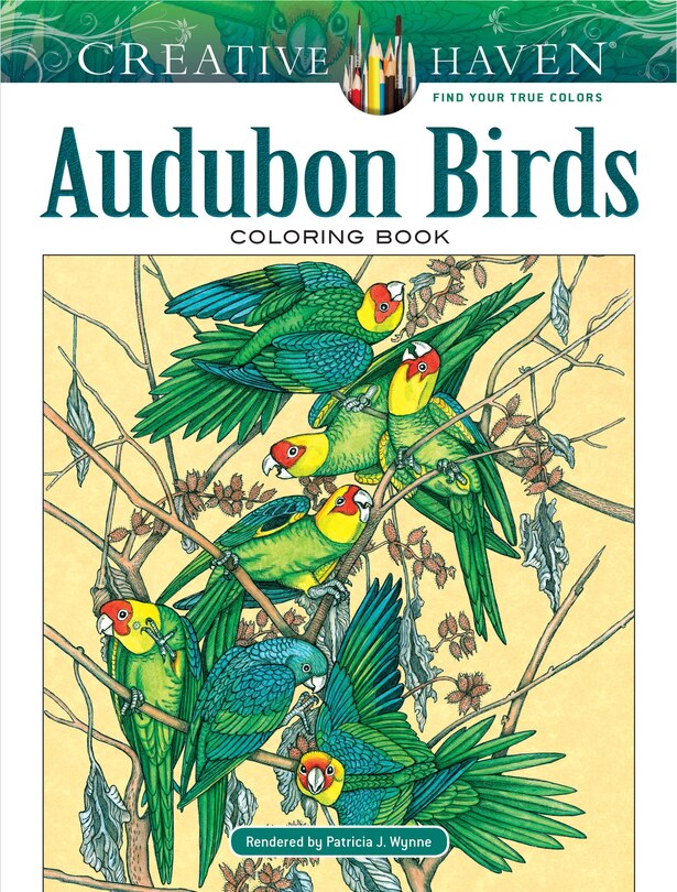 Front cover_Creative Haven Audubon Birds Coloring Book