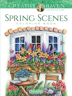 Couverture_Creative Haven Spring Scenes Coloring Book
