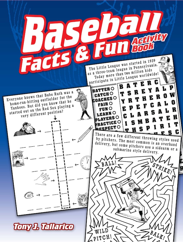Front cover_Baseball Facts & Fun Activity Book