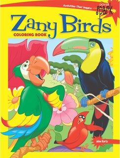 Front cover_Spark Zany Birds Coloring Book