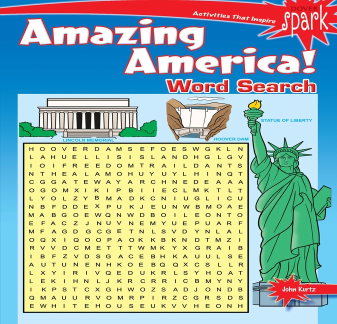 Front cover_Spark Amazing America! Word Search