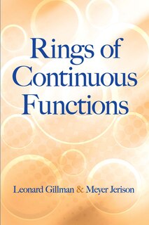 Front cover_Rings of Continuous Functions