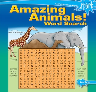Front cover_Spark: Amazing Animals! Word Search