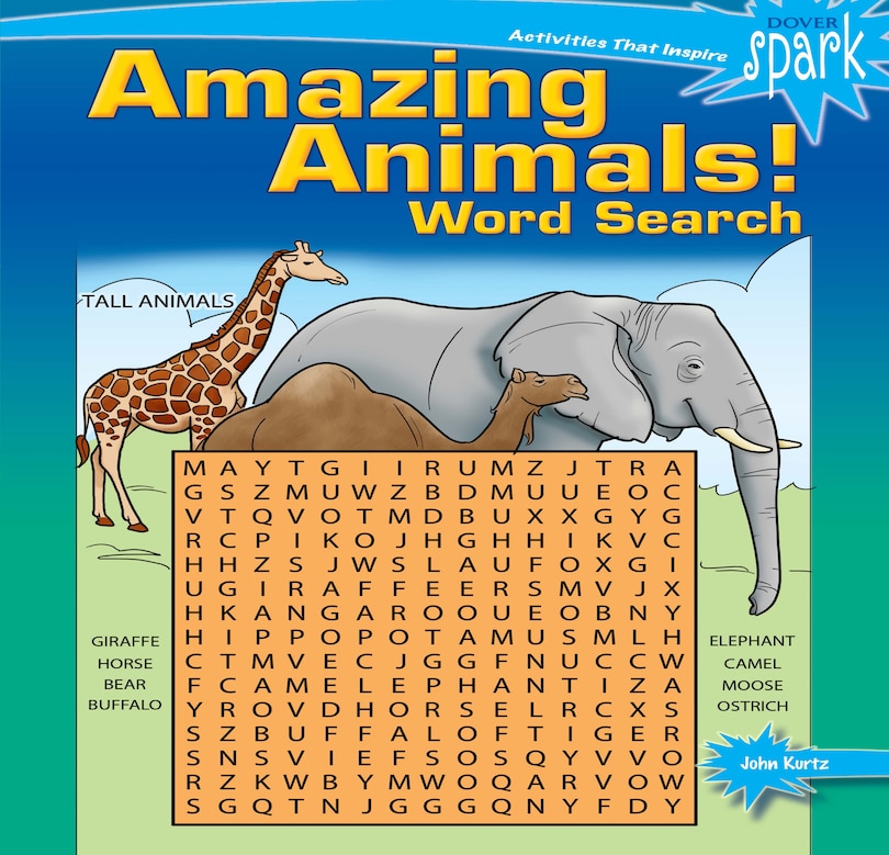 Front cover_Spark: Amazing Animals! Word Search