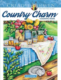 Front cover_Creative Haven Country Charm Coloring Book