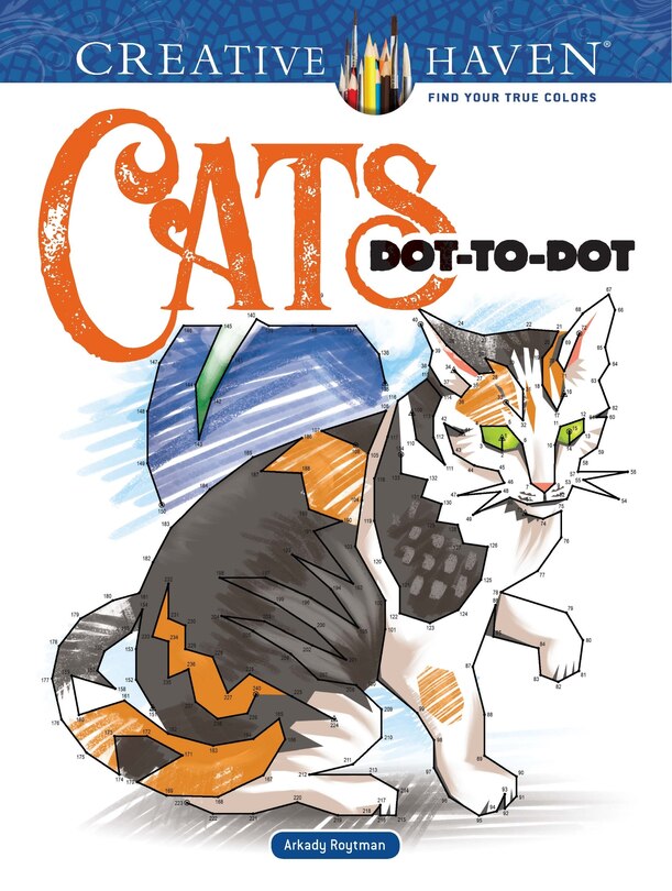 Couverture_Creative Haven Cats Dot-To-Dot Coloring Book