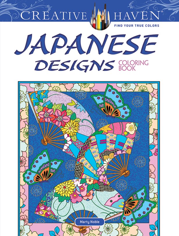 Front cover_Creative Haven Japanese Designs Coloring Book
