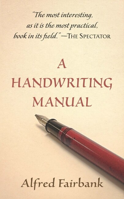 Couverture_A Handwriting Manual