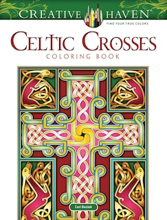 Front cover_Creative Haven Celtic Crosses Coloring Book