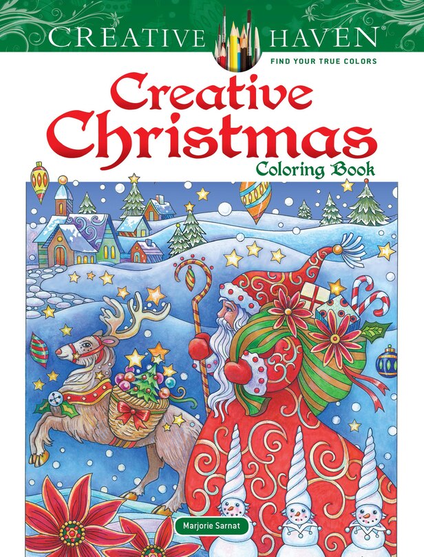 Front cover_Creative Haven Creative Christmas Coloring Book