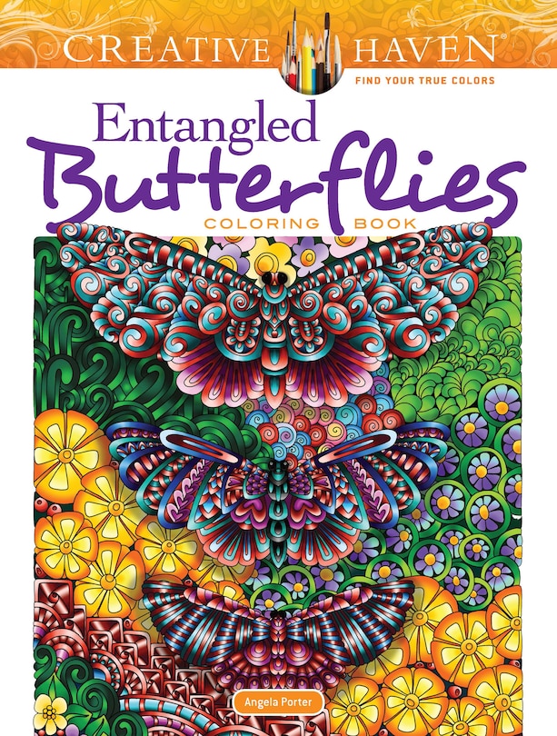 Front cover_Creative Haven Entangled Butterflies Coloring Book