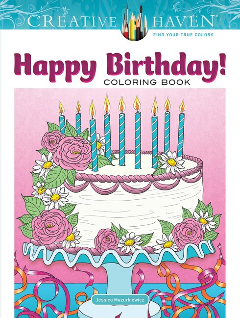 Couverture_Creative Haven Happy Birthday! Coloring Book