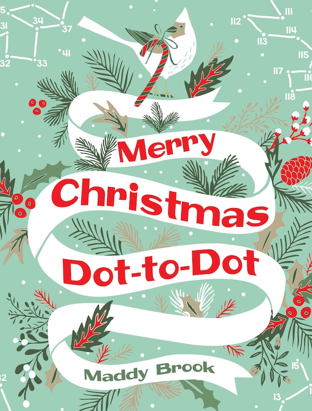 Front cover_Merry Christmas Dot-To-Dot Coloring Book