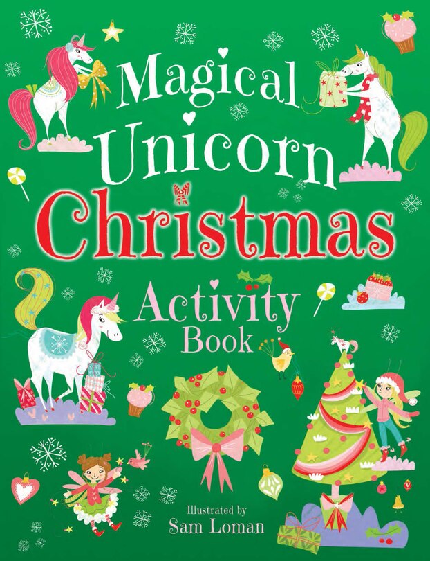 Front cover_Magical Unicorn Christmas Activity Book