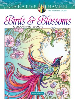 Front cover_Creative Haven Birds and Blossoms Coloring Book