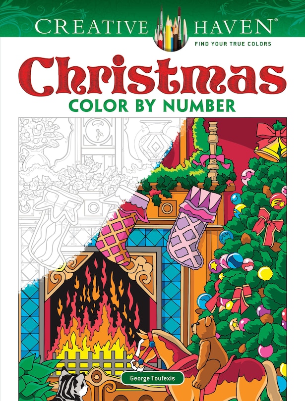 Couverture_Creative Haven Christmas Color by Number