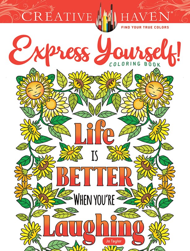 Front cover_Creative Haven Express Yourself! Coloring Book