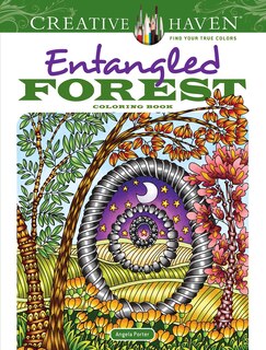Couverture_Creative Haven Entangled Forest Coloring Book