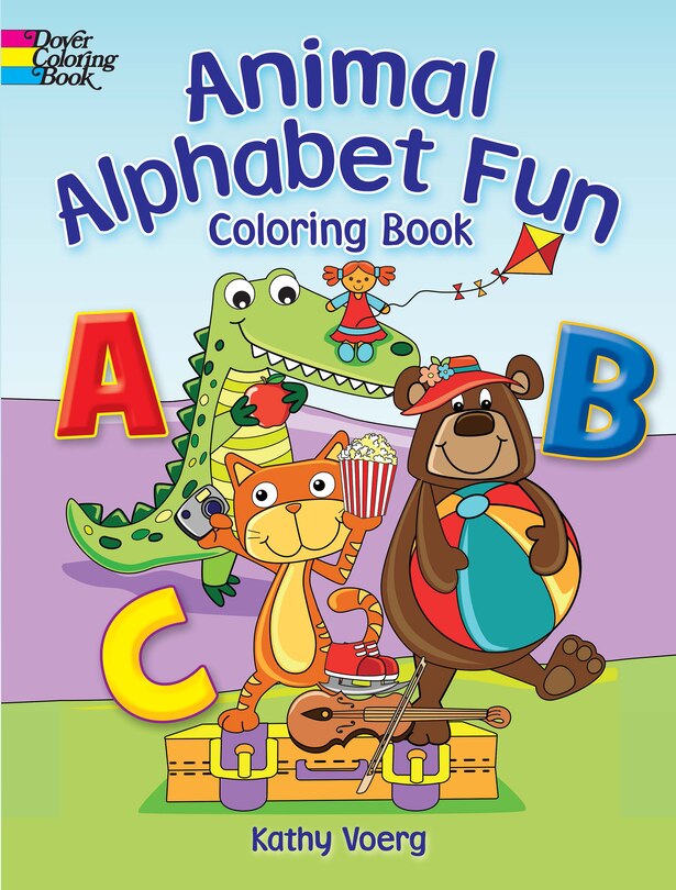 Front cover_Animal Alphabet Fun Coloring Book