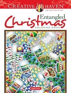 Front cover_Creative Haven Entangled Christmas Coloring Book