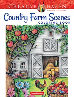 Couverture_Creative Haven Country Farm Scenes Coloring Book