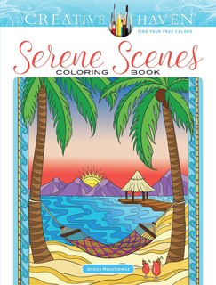 Front cover_Creative Haven Serene Scenes Coloring Book