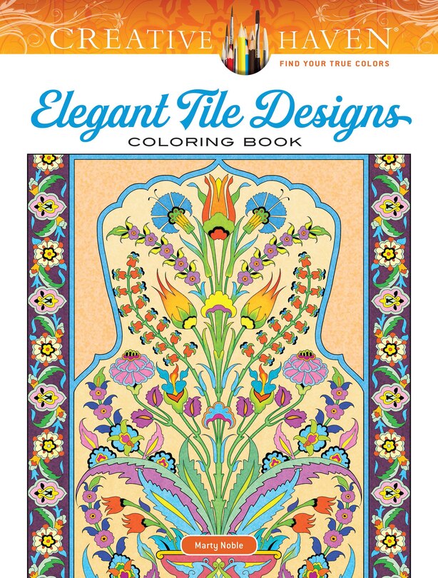 Couverture_Creative Haven Elegant Tile Designs Coloring Book