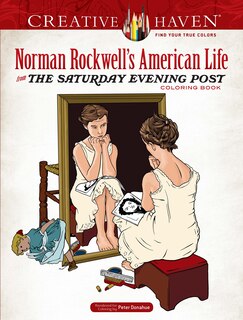 Front cover_Creative Haven Norman Rockwell's American Life from the Saturday Evening Post Coloring Book